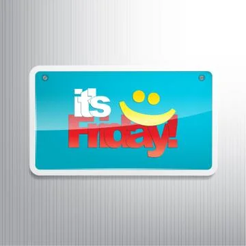 Friday background. Stock Illustration