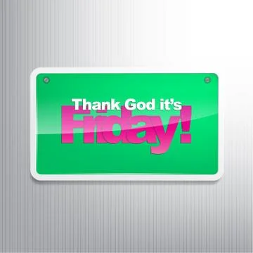 Friday background. Stock Illustration