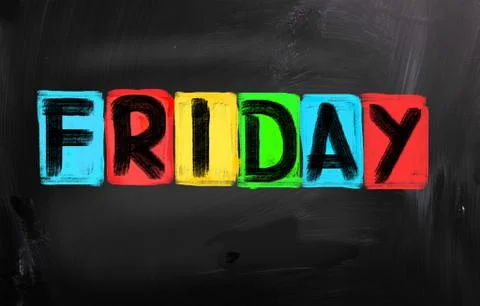 Friday concept Stock Illustration