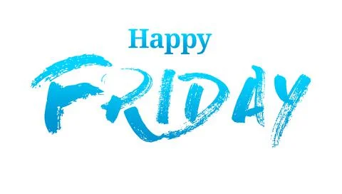 Friday is the day of the week between Thursday and Saturday, illustration. Stock Illustration