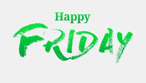 Friday is the day of the week between Thursday and Saturday. illustration. Stock Illustration