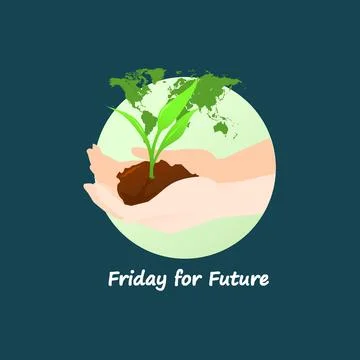 Friday for future flat vector Stock Illustration