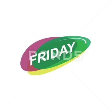 Friday icon Иллюстрация