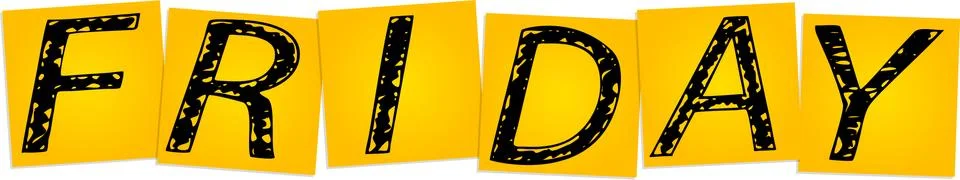 Friday Stock Illustration