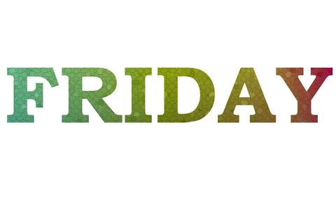 FRIDAY Stock Illustration