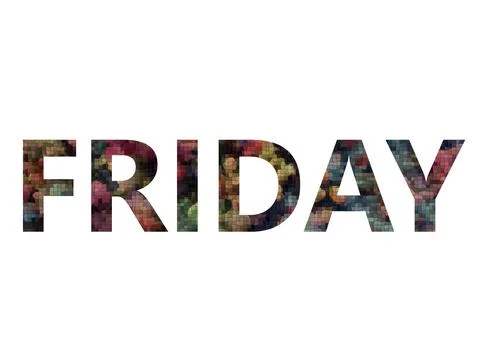FRIDAY Stock Illustration