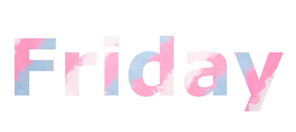 Friday Stock Illustration