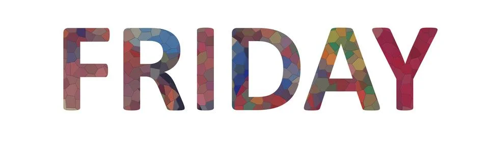 FRIDAY Stock Illustration