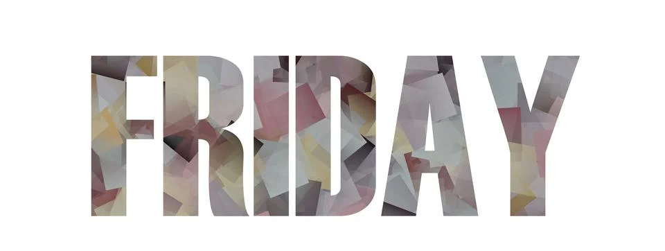 FRIDAY Stock Illustration