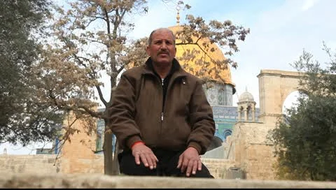Friday prayers at Al Aqsa Mosque - Jerusalem Stock Footage 10795904