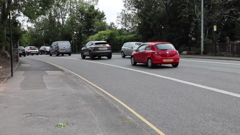 Friday Rush Hour Traffic Stock Footage 134644791