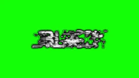Friday text graphic featuring glitch digital distortion effects set against Stockbeeldmateriaal 345101998