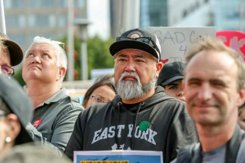 'Fridays for Future'  Climate Change Protest in Toronto, Canada. Stock Photos