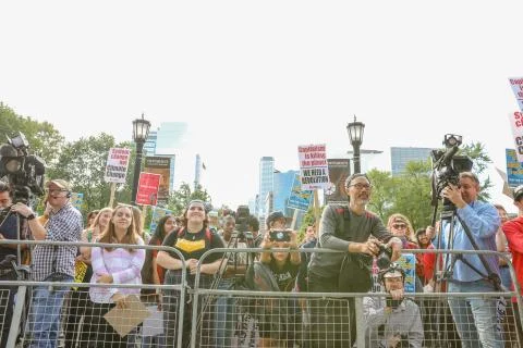 'Fridays for Future'  Climate Change Protest in Toronto, Canada. Foto stock
