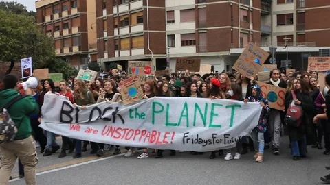 Fridays for future 스톡 동영상 120775402