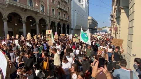 Fridays for future Stock Footage 161789872