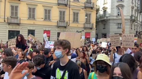 Fridays for future Stock Footage 161794142