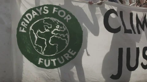Fridays For Future LOGO Stock Footage