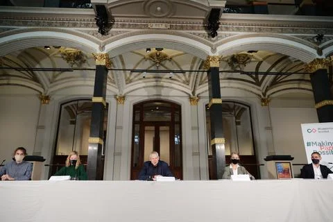 Fridays for Future presents 'CO2-neutral by 2035' study, Berlin, Germany - 13 Oc Stock Photos