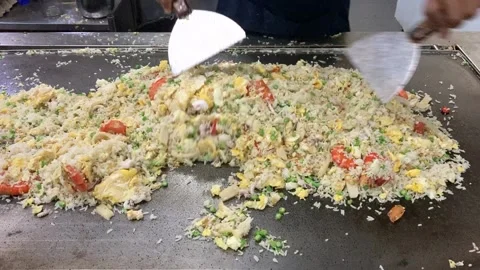 Fride Rice Stock Footage 226892910