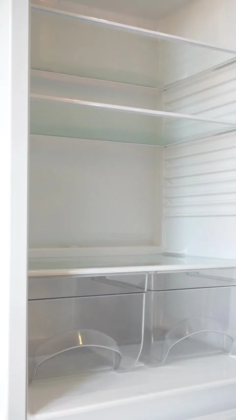 Fridge door opens and closes Stock Footage 281940175