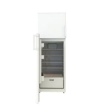 Fridge isolated on white background Stock Illustration