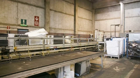 Fridge Recycling Machine Stock-Footage 77702839