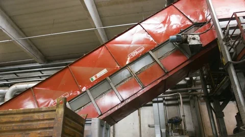 Fridge Recycling Machine Stock-Footage 77704575