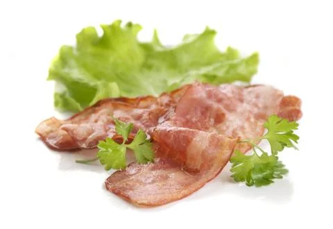 Frie bacon Stock Photos