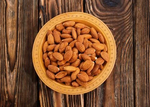 Fried almond Stock Photos