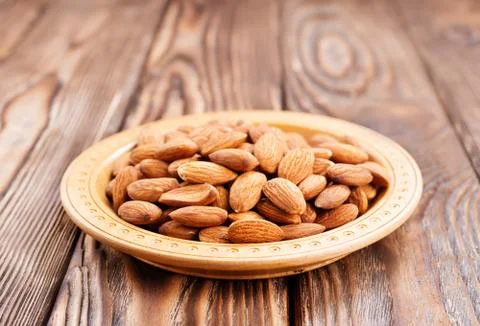 Fried almond Stock Photos