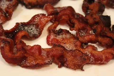 Fried Bacon Stock Photos