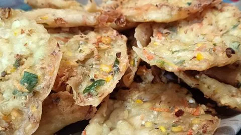 Fried bakwan from Indonesian Stock Photos