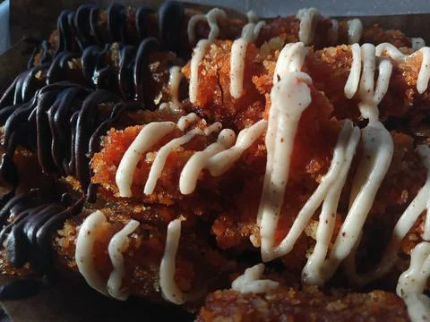 Fried banana Stock Photos