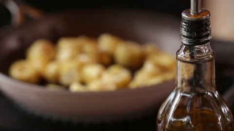 Fried bananas. Stock Footage 76806955