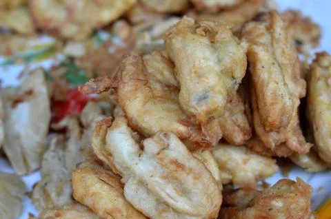 Fried bananas Stockfoto's