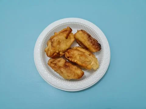 Fried bananas Stock Photos