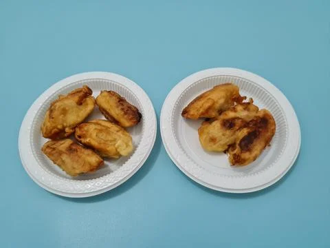 Fried bananas Stock Photos