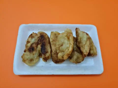 Fried bananas Stock Photos