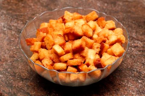 Fried bread Stockfoto's