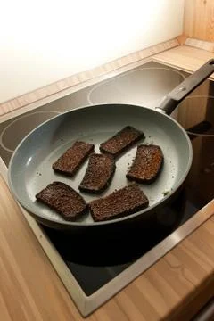 Fried bread Stock Photos