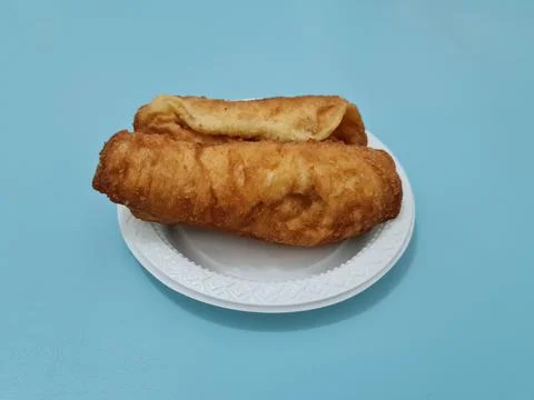 Fried bread Foto stock
