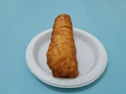 Fried bread Foto stock