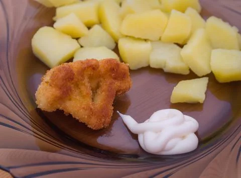 Fried Breaded Cauliflower Stock Photos