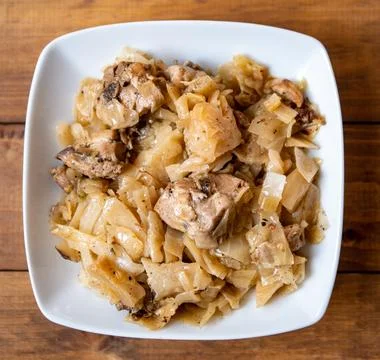 Fried cabbage Stock Photos