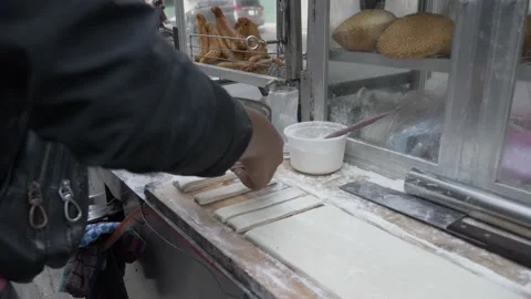 Fried cakes Stock Footage 139946571