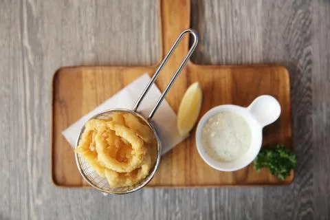 Fried Calamari Stock Photos