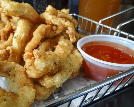 Fried Calamari Stock Photos