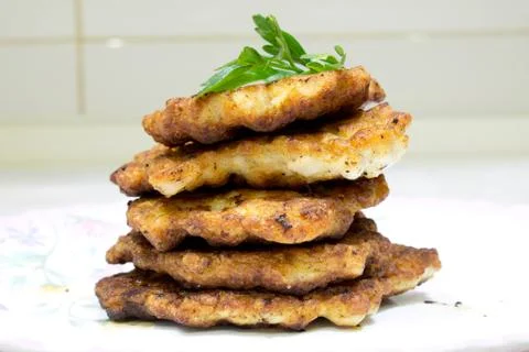 Fried chicken chops Stock Photos