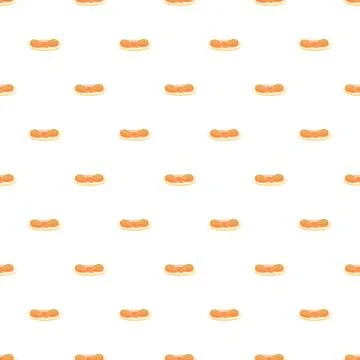 Fried chicken drumsticks repeating pattern wallpaper design Stock Illustration